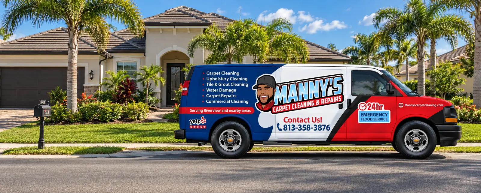 Manny's Carpet Cleaning & Repairs serving a Riverview, FL neighborhood